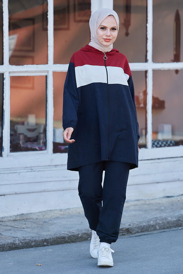 Eşofman Takımı Bordo - 10509 BORDO