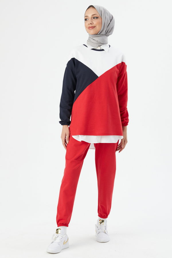 TUNIK PANTOLON Kırmızı - 8728