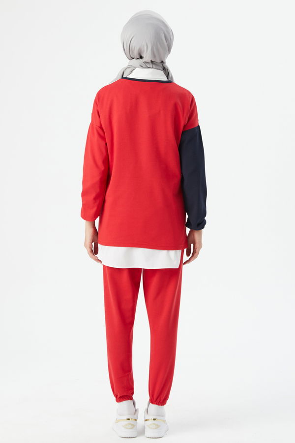TUNIK PANTOLON Kırmızı - 8728