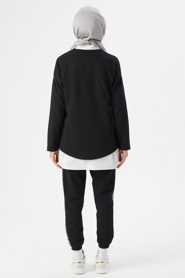 TUNIK PANTOLON Siyah - 8830 SİYAH
