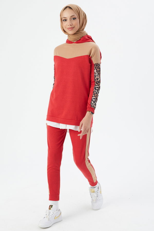 TUNIK PANTOLON Kırmızı - 3095 Kırmızı