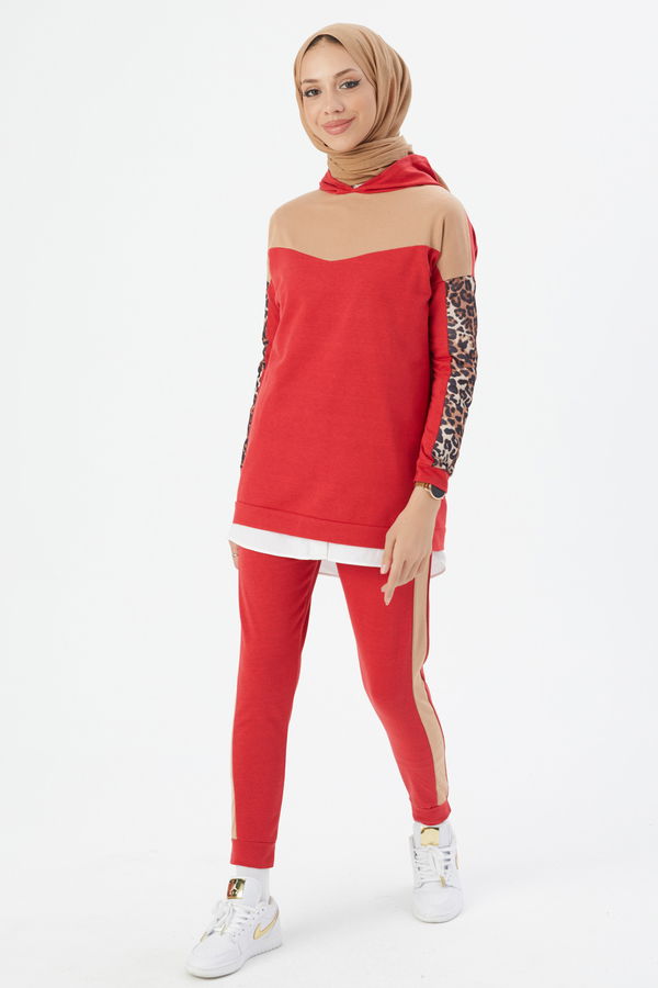 TUNIK PANTOLON Kırmızı - 3095 Kırmızı