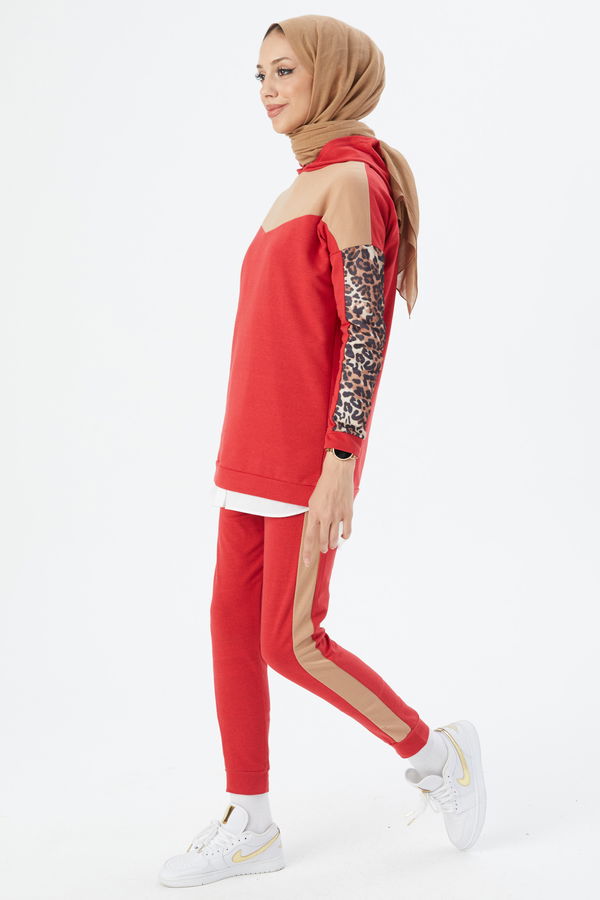 TUNIK PANTOLON Kırmızı - 3095 Kırmızı