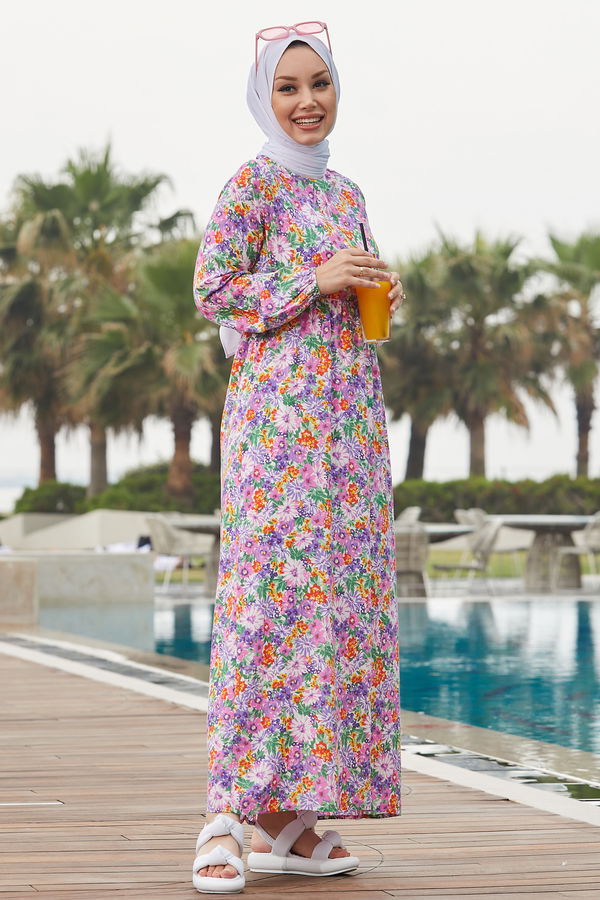 Elbise Lila - 10334 LİLA