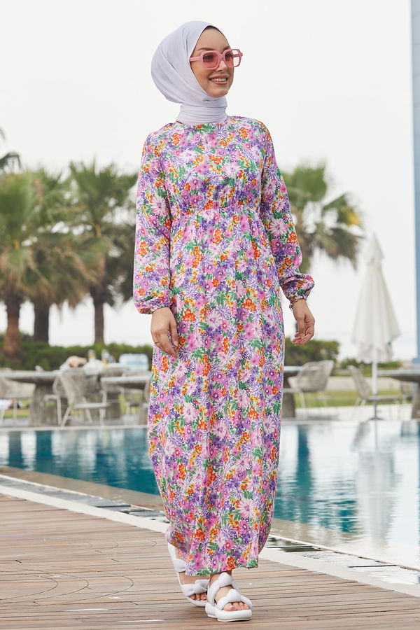 Elbise Lila - 10334 LİLA