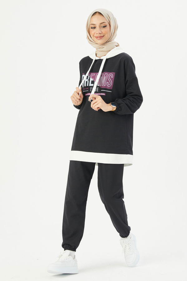 Tunik Pantolon Siyah - 3930