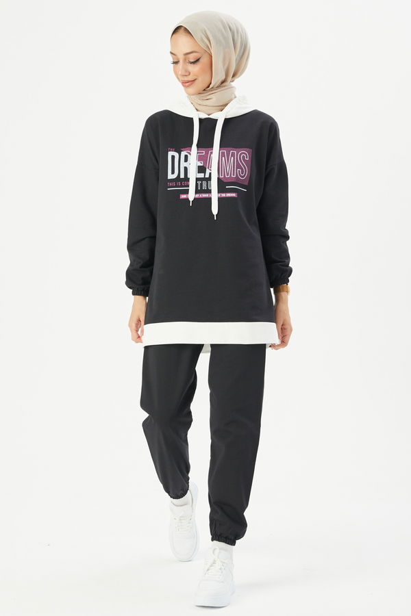 Tunik Pantolon Siyah - 3930