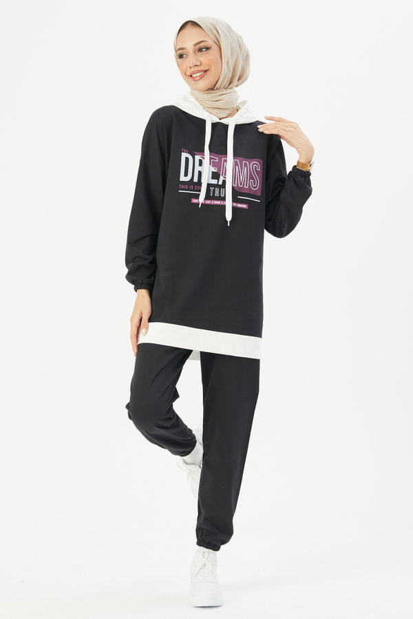 Tunik Pantolon Siyah - 3930