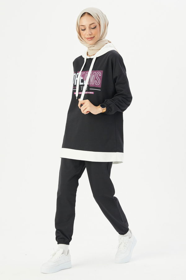 Tunik Pantolon Siyah - 3930