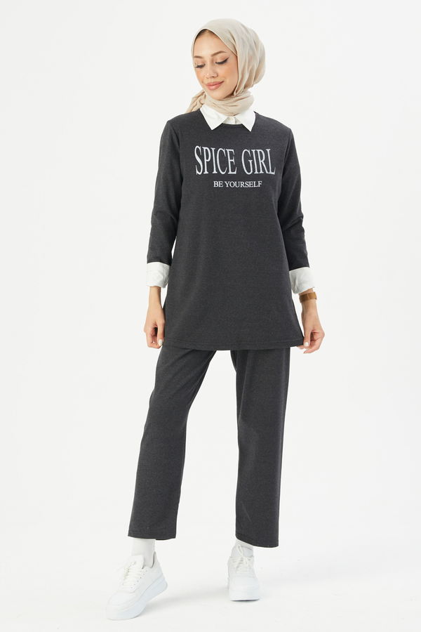 Tunik Pantolon Antrasit - 3941 ANTRASİT