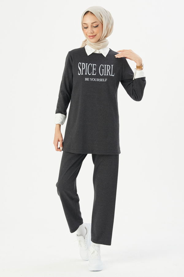 Tunik Pantolon Antrasit - 3941 ANTRASİT