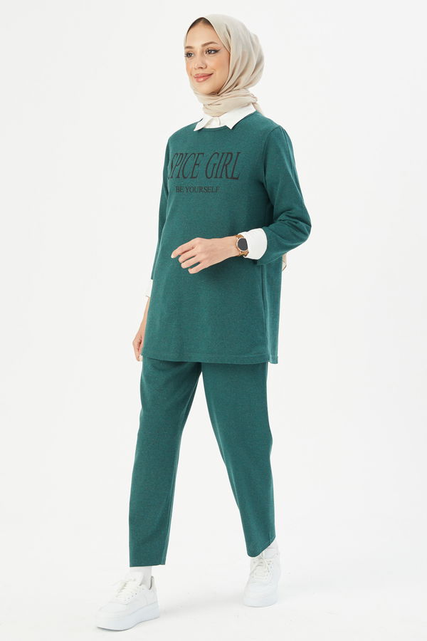Tunik Pantolon Yeşil - 3941