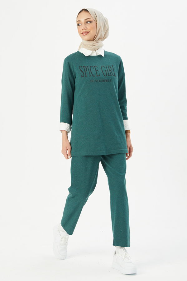 Tunik Pantolon Yeşil - 3941