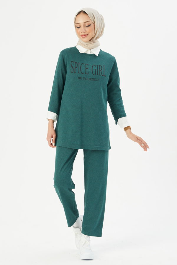 Tunik Pantolon Yeşil - 3941