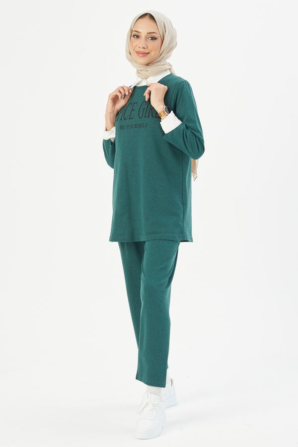 Tunik Pantolon Yeşil - 3941