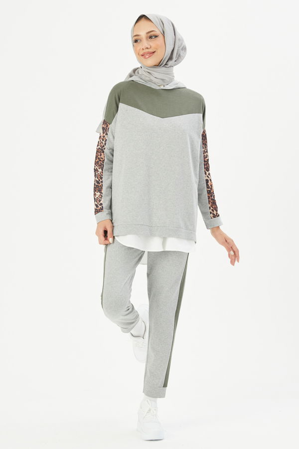 TUNIK PANTOLON Gri - 3095 GRİ