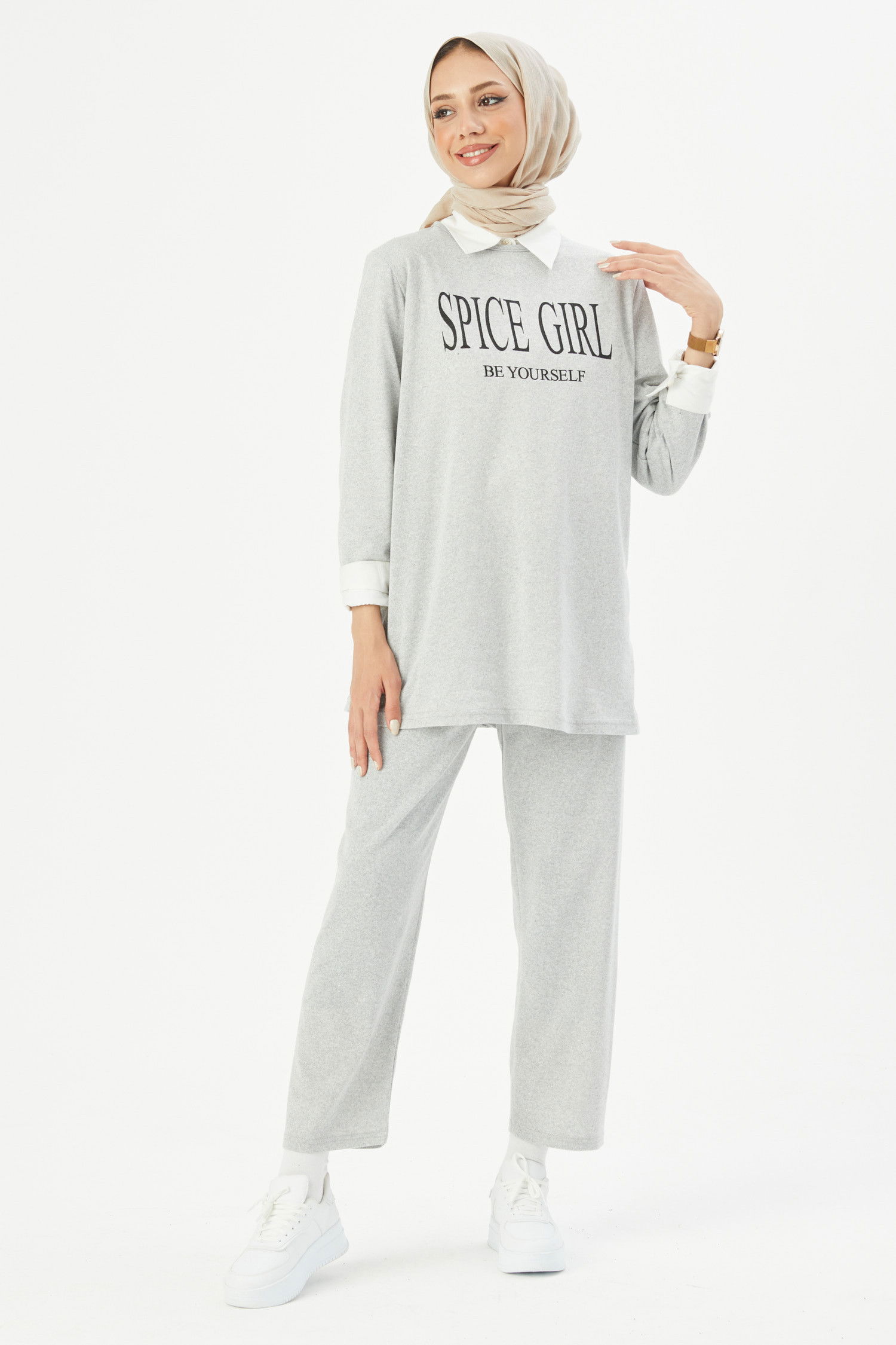Tunik Pantolon Gri - 3941 GRİ