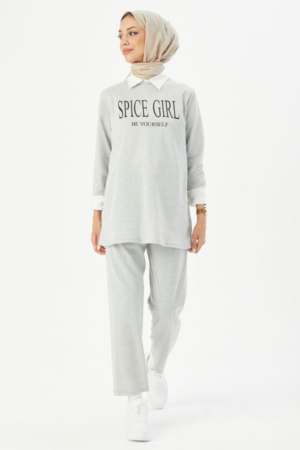 Tunik Pantolon Gri - 3941 GRİ