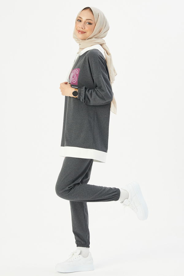 Tunik Pantolon Antrasit - 3930 ANTRASİT