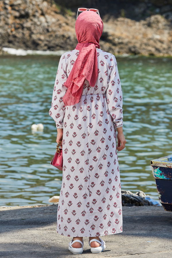 Elbise Fuşya - 10350