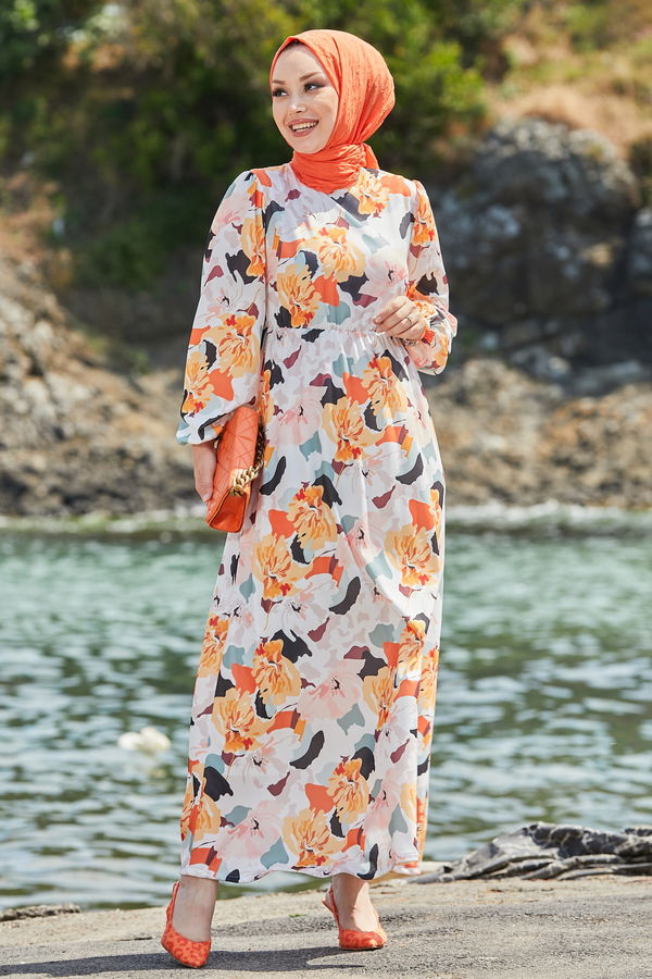 Elbise Sarı - 10359 Sarı