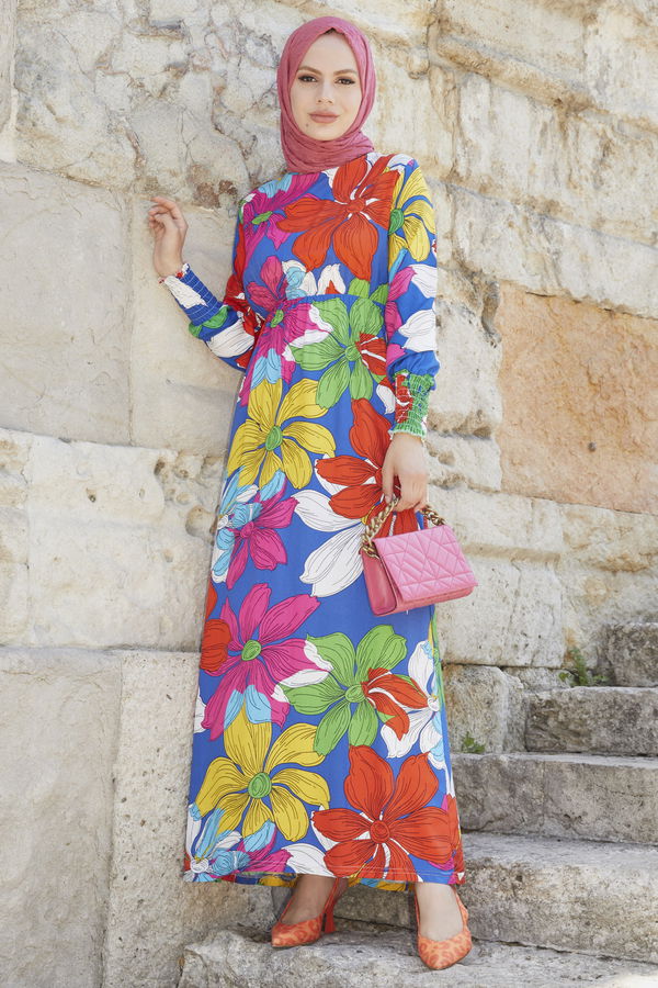 Elbise Mavi - 10340 MAVİ