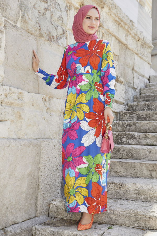 Elbise Mavi - 10340 MAVİ