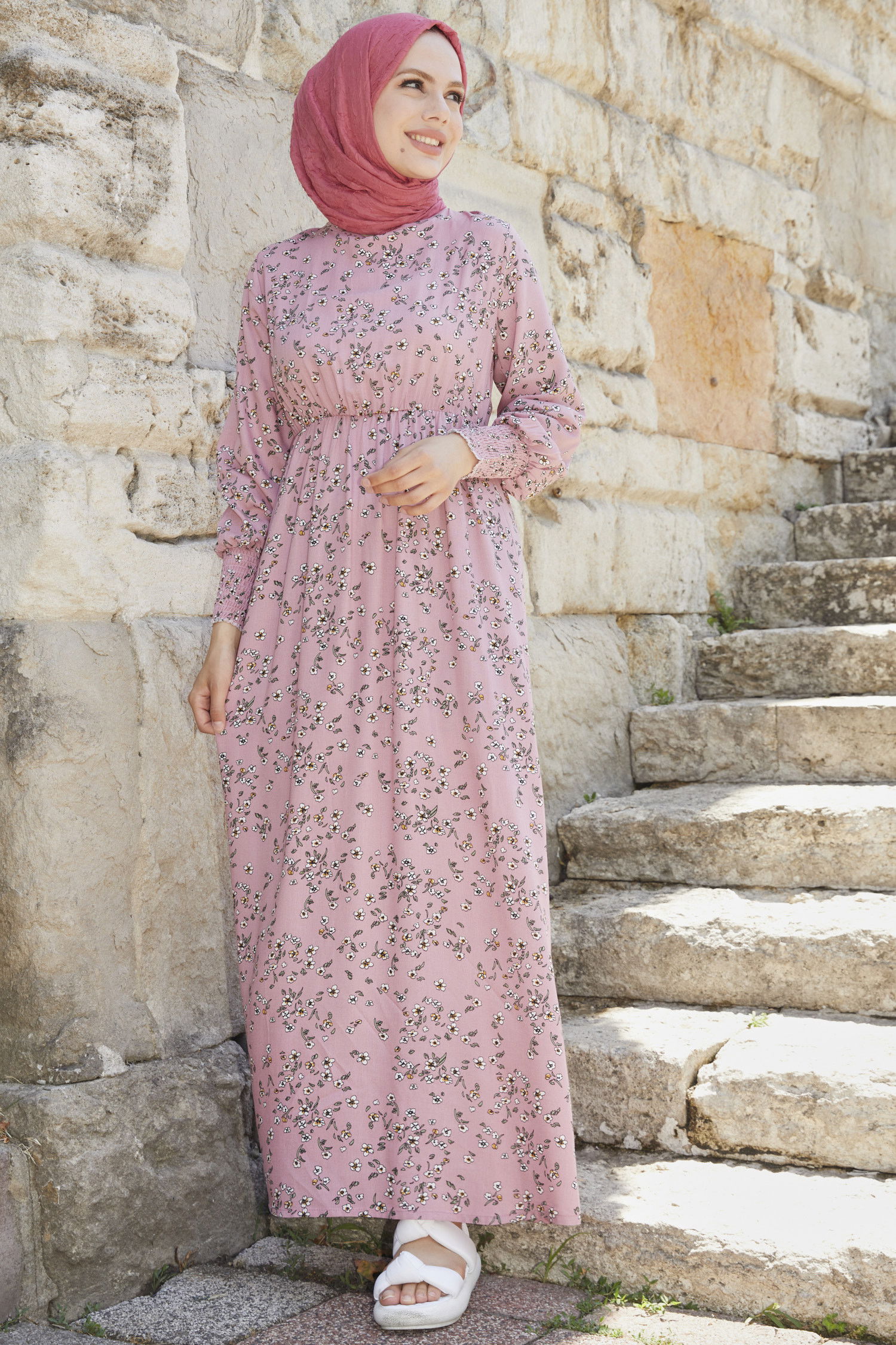 Elbise Pembe - 10344