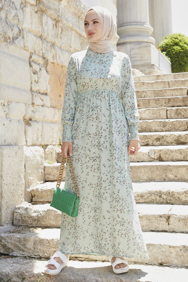 Elbise Yeşil - 10344