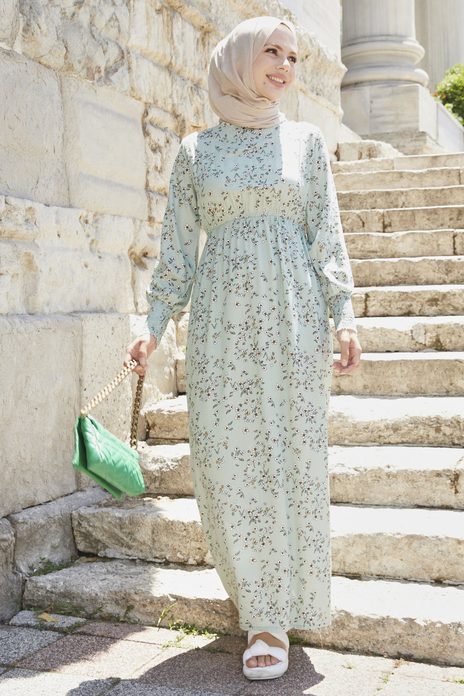 Elbise Yeşil - 10344