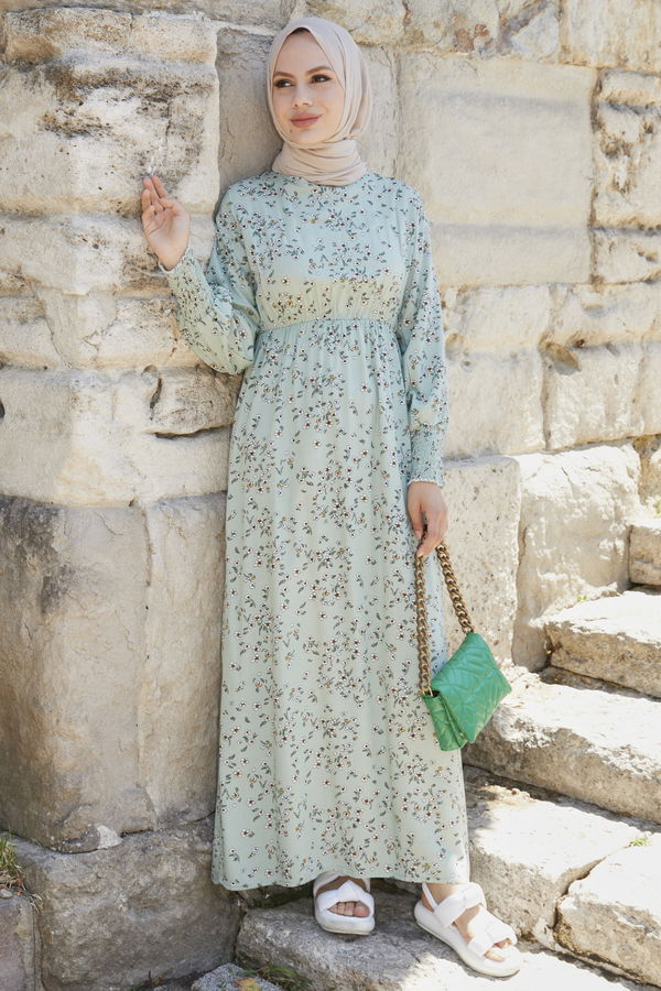 Elbise Yeşil - 10344