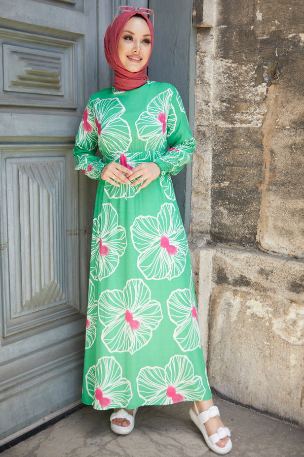 Elbise Yeşil - 10341