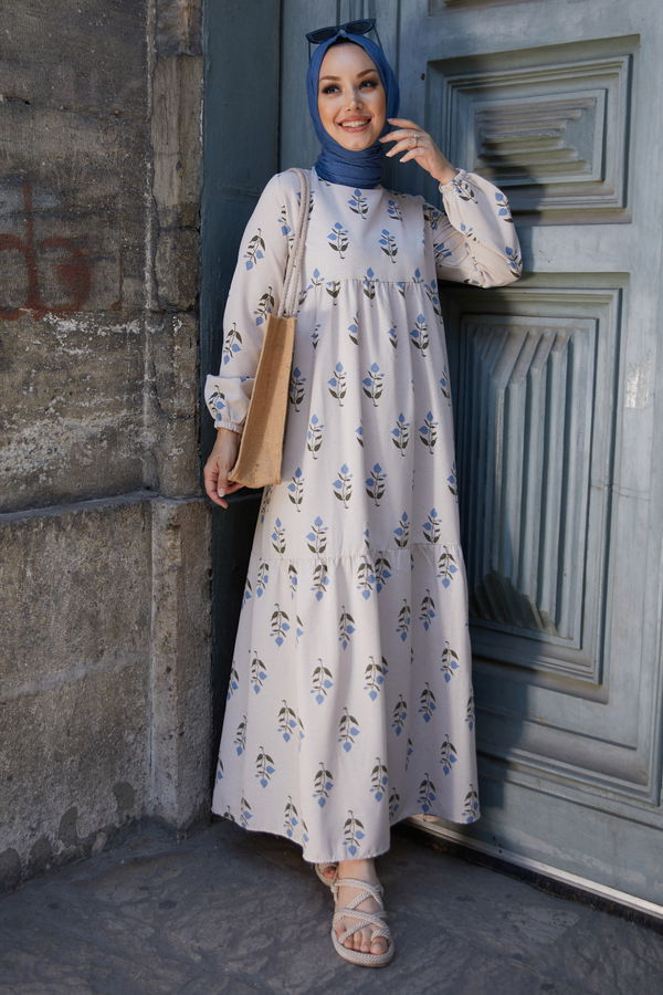 Elbise Mavi - 10353