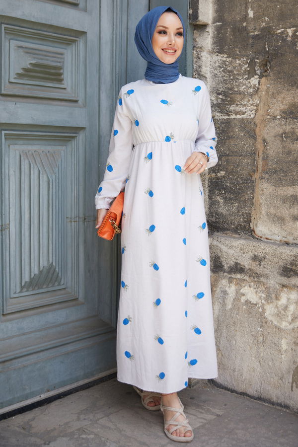 Elbise Mavi - 10555