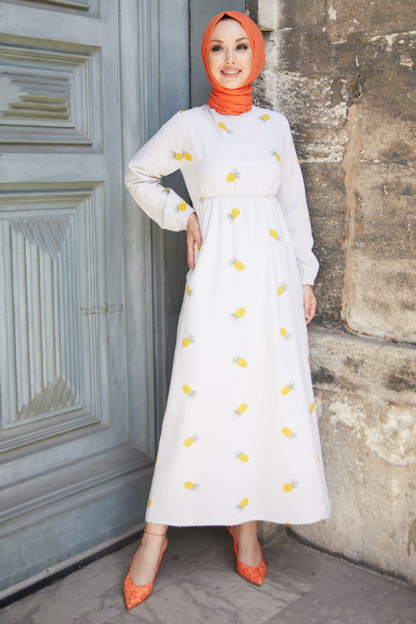 Elbise Sarı - 10555