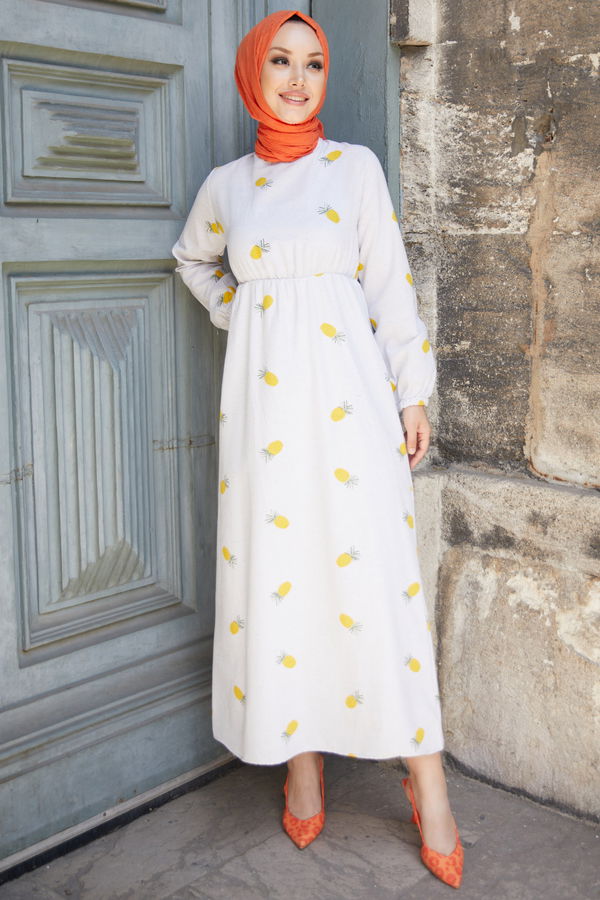 Elbise Sarı - 10555