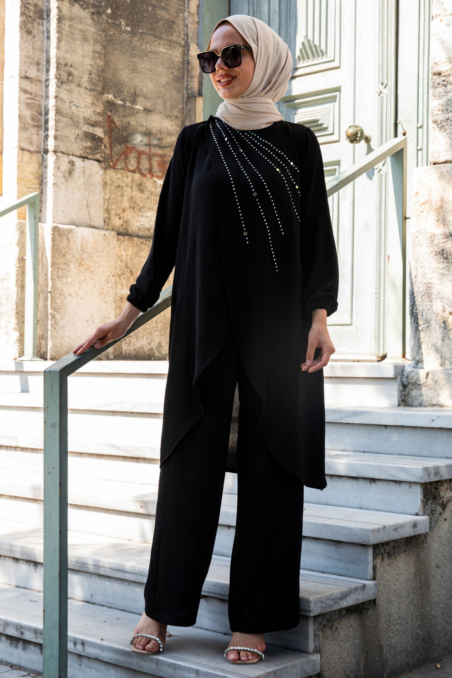 Tunik Pantolon Siyah - 10515 SİYAH