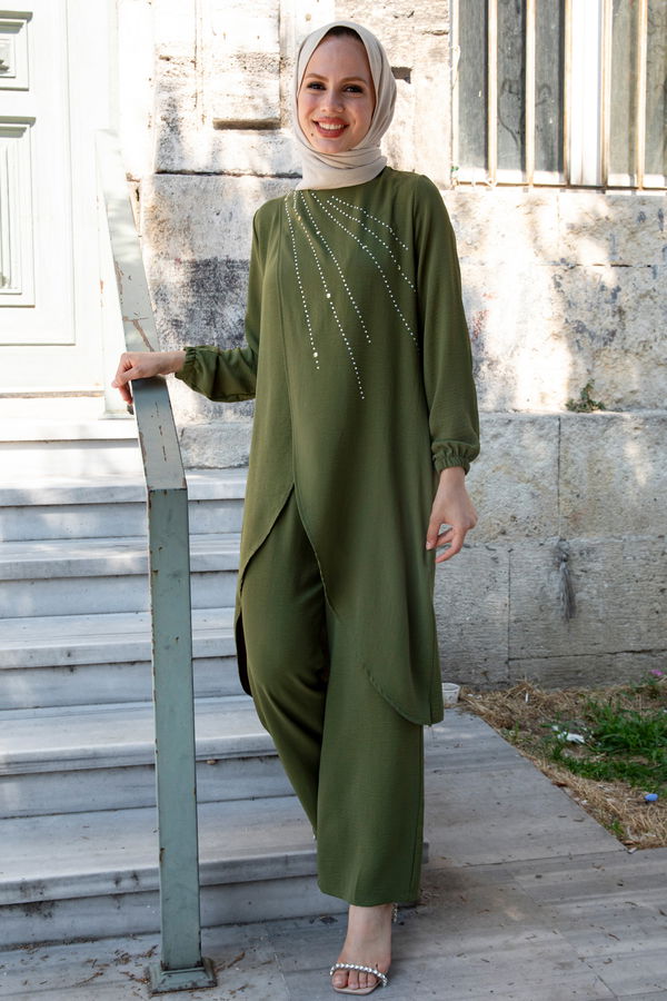 Tunik Pantolon Haki - 10515