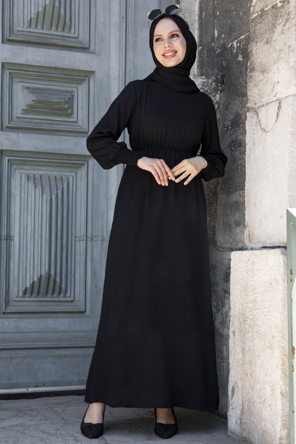 Elbise Siyah - 10346 SİYAH