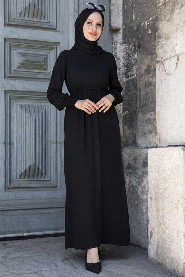Elbise Siyah - 10346 SİYAH