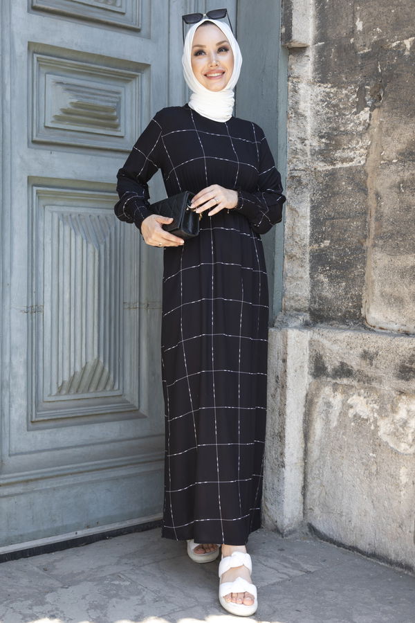 Elbise Siyah - 10328 SİYAH