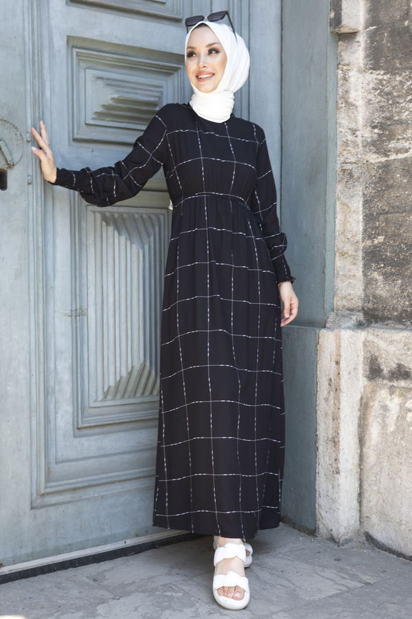 Elbise Siyah - 10328 SİYAH