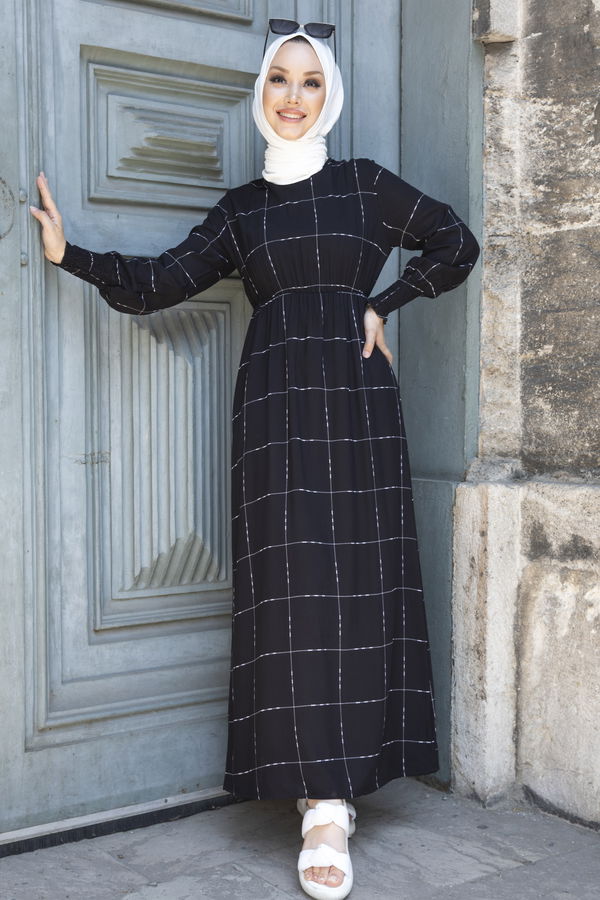 Elbise Siyah - 10328 SİYAH