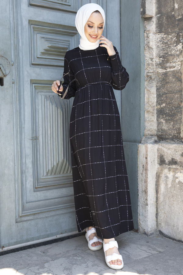 Elbise Siyah - 10328 SİYAH