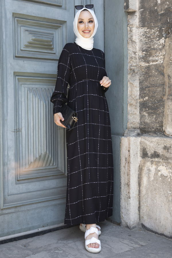 Elbise Siyah - 10328 SİYAH
