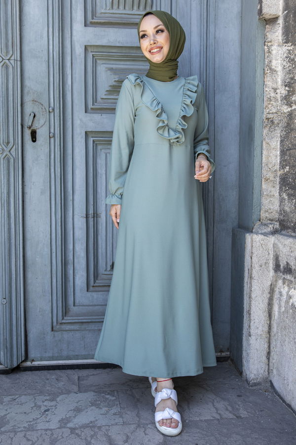 Elbıse Yeşil - 3273 YEŞİL
