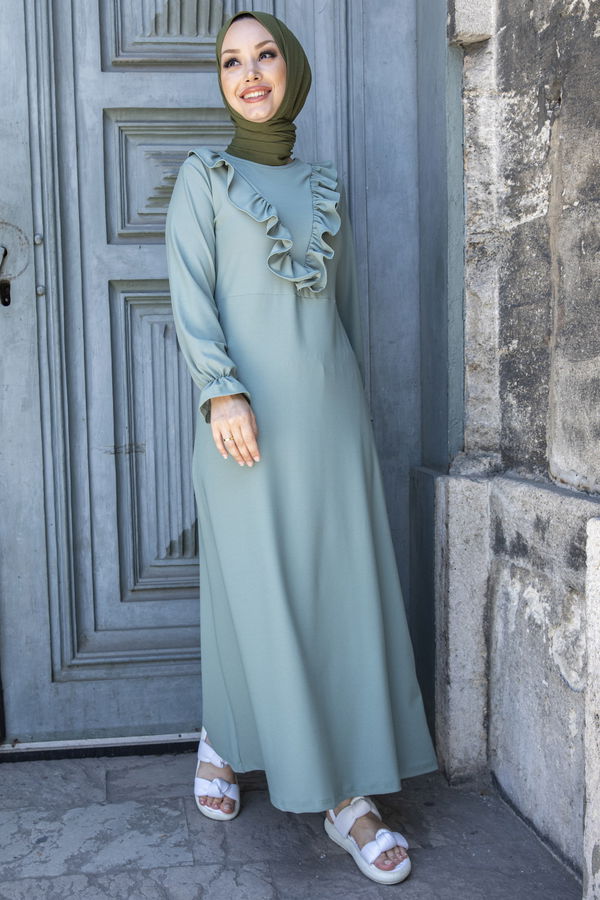 Elbıse Yeşil - 3273 YEŞİL