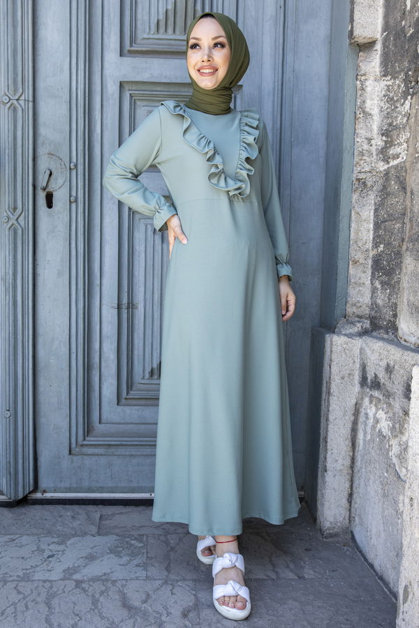 Elbıse Yeşil - 3273 YEŞİL