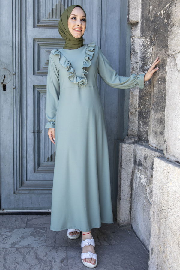 Elbıse Yeşil - 3273 YEŞİL