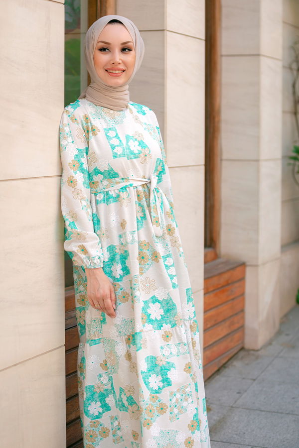 Elbise Yeşil - 10357